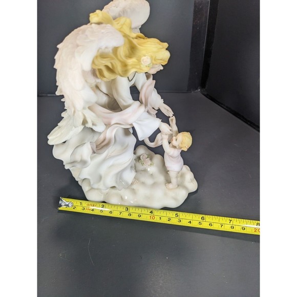 Vtg 2002 Roman Inc. Seraphim Classics Angel #84892 First Steps Angel with Girl - Picture 10 of 10
